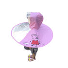 90cm Height PVC Children's Flying Saucer Hat Umbrella Raincoat Cloak