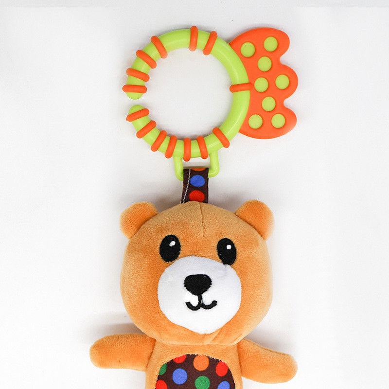 Animal Teething Baby Plush Toy Cradle Wind Chime Hang Pet Toy